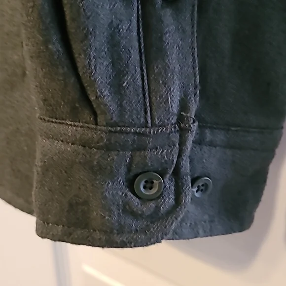 EDDIE BAUER MENS LINED SHIRT JACKET "FOREST NIGHT" GREEN SIZE XL - Picture 6 of 13